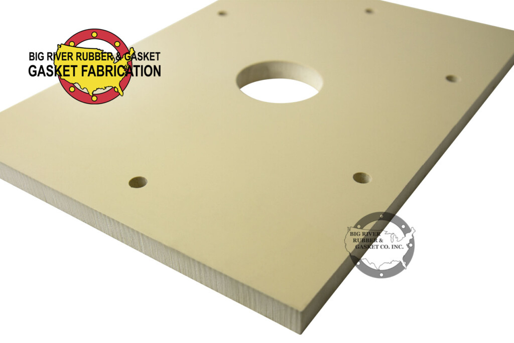 Pure Gum Gasket Custom Made 3/4″ Thick Big River Rubber & Gasket