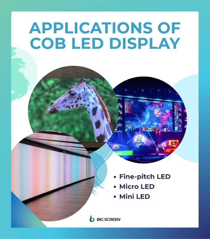 COB LED Display, GOB LED, SMD LED & DIP LED Types of LED Screen