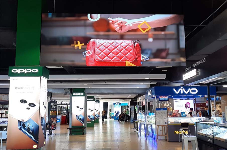 Wangsa Walk Mall P2.5 Indoor LED Screen For Retail Mall