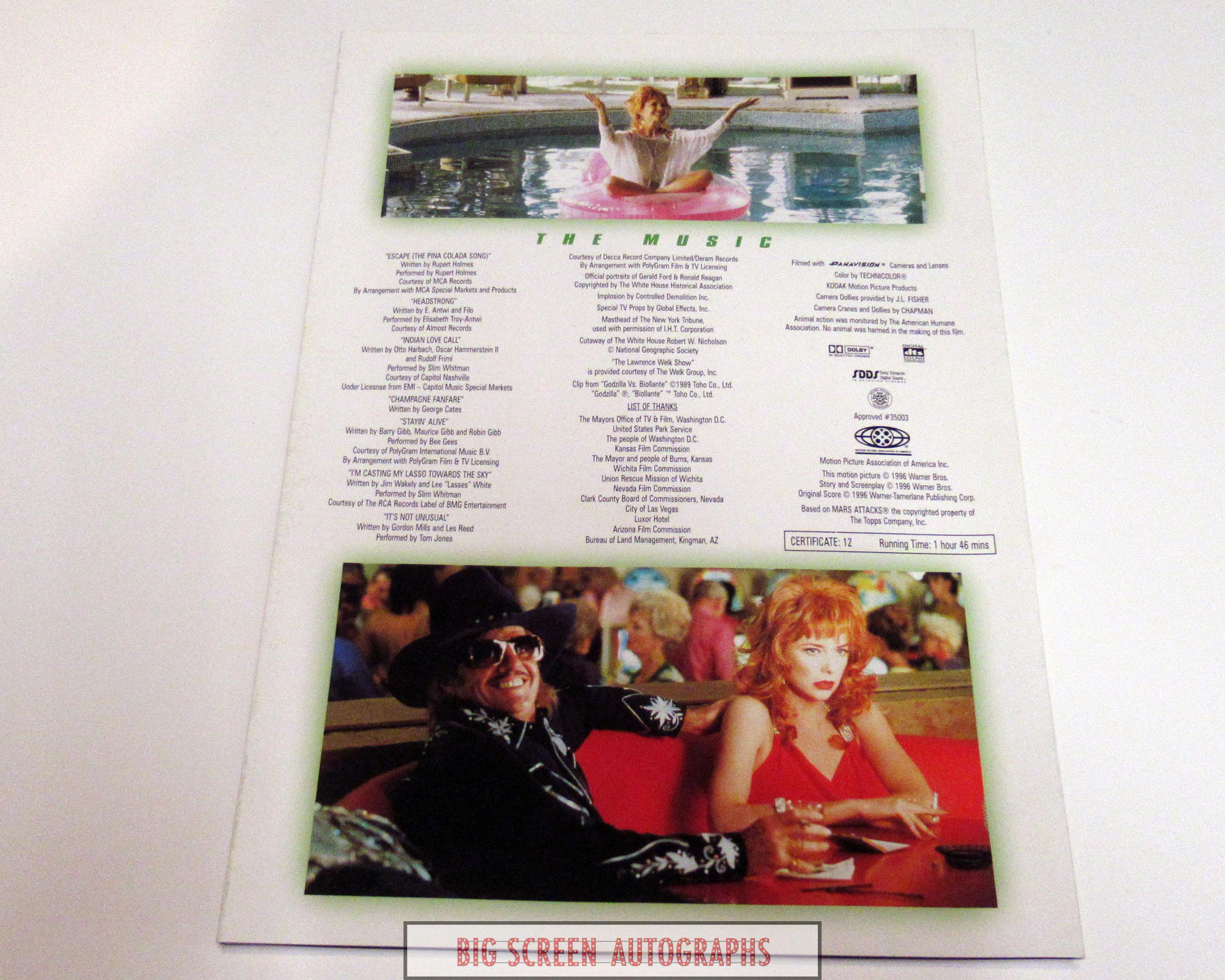 Mars Attacks screening synopsis Big Screen Autographs