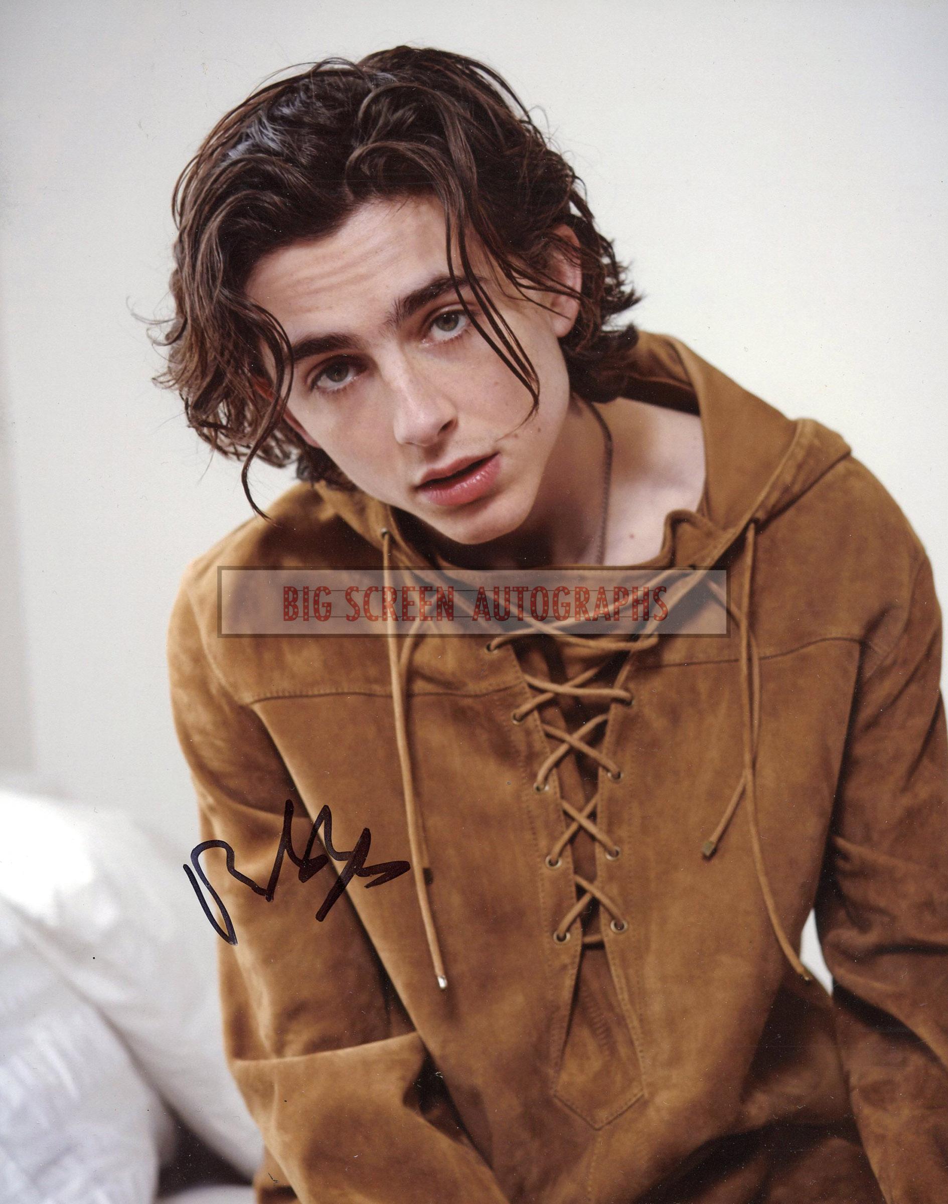 Timothee Chalamet (+ACOA) A3 | Big Screen Autographs