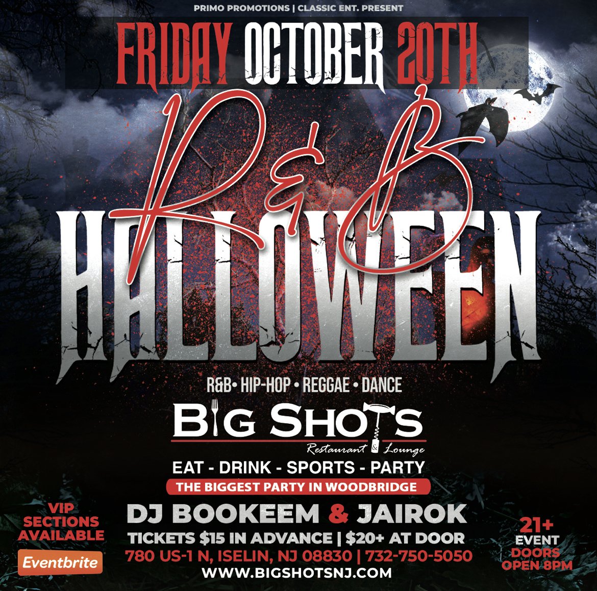R&B Halloween Super Bash Big Shots Restaurant & Lounge