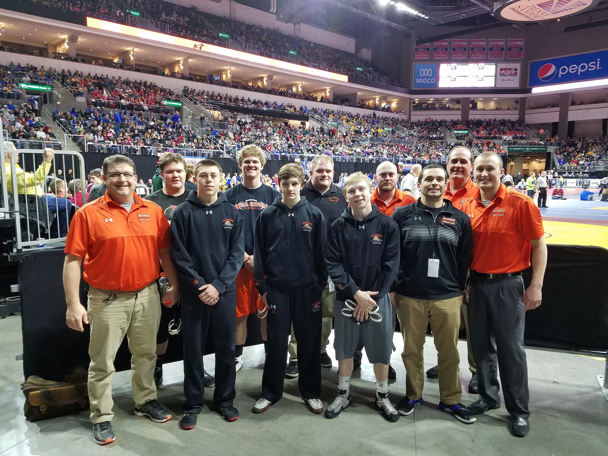 Quarrier Wrestlers at 2017 State Tournament Big Sioux Media