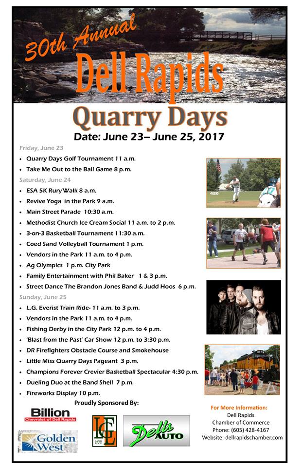 Dell Rapids Quarry Days Adds New Events Big Sioux Media