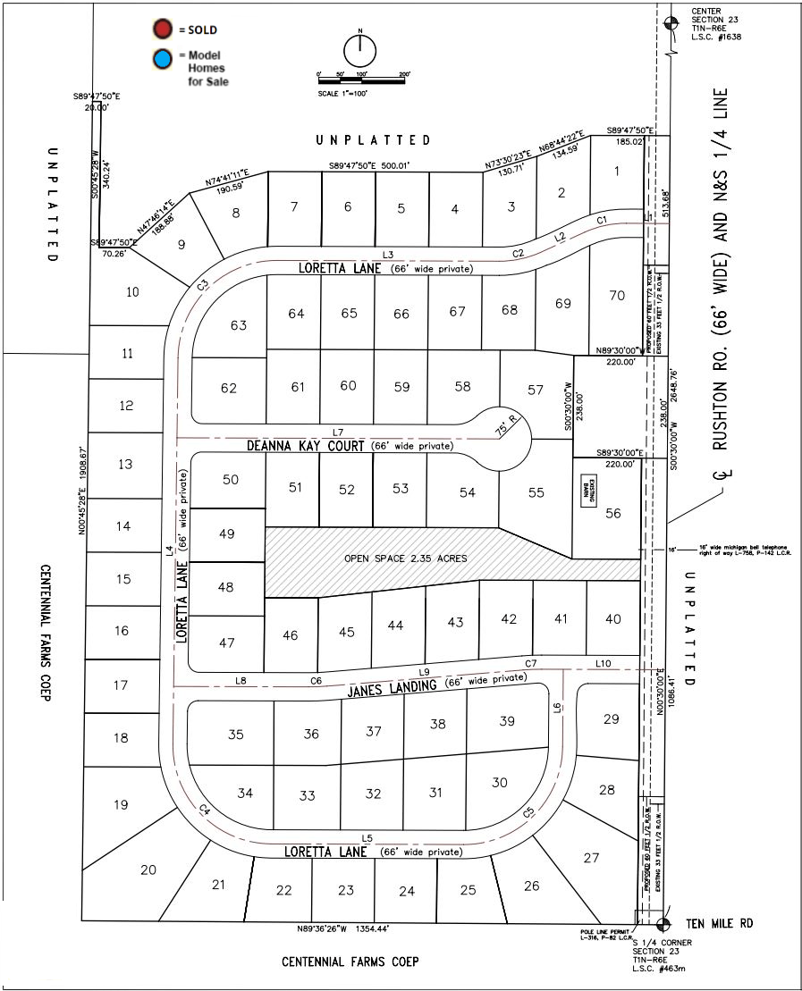 Asher Subdivision Layout Big Sky Development