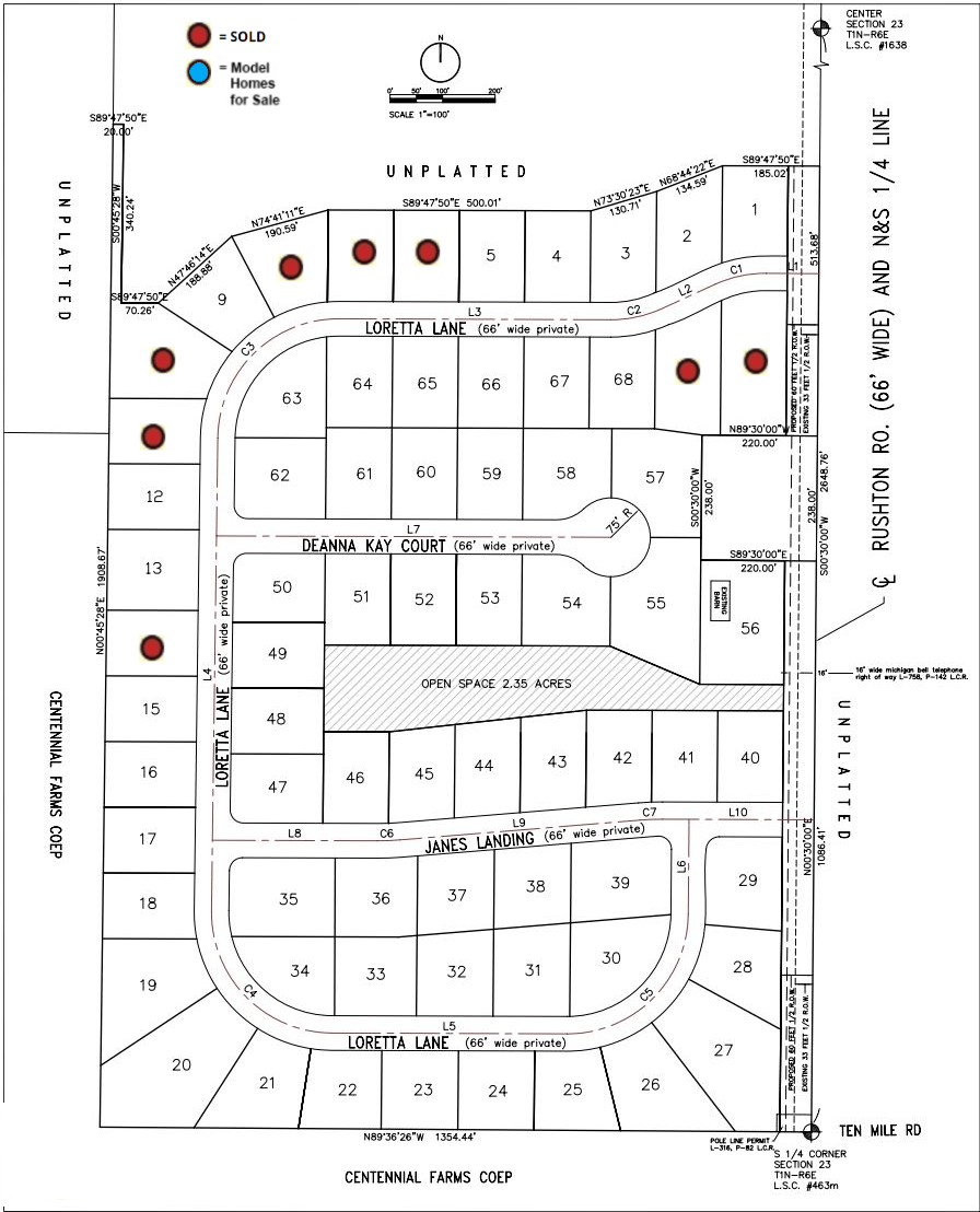 Asher Subdivision Layout Big Sky Development