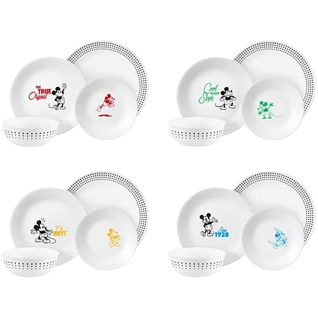 Corelle Vitrelle 16Piece Dinnerware Set, Triple Layer Glass and Chip