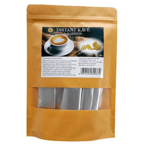 Instant LCarnitine Coffee 10pcs Big Star Street