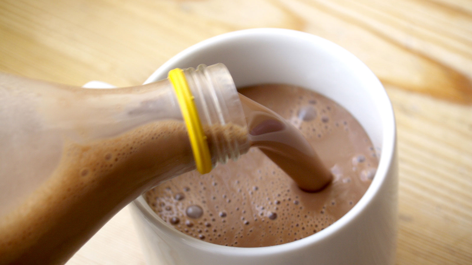 Chocolate milk works extremely well as a postworkout drink, says study