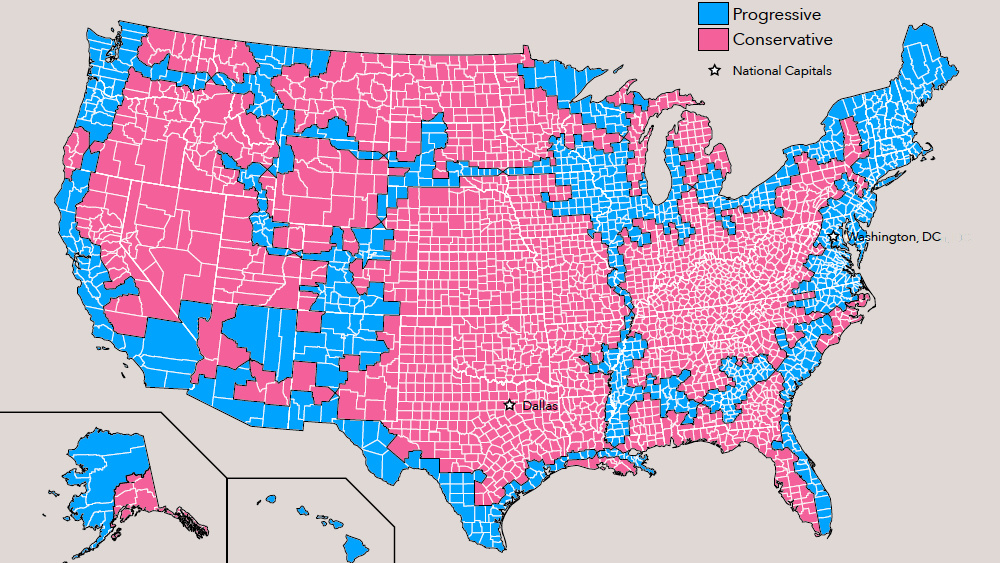 How to split the USA into two countries Red and Blue Big Think(03)