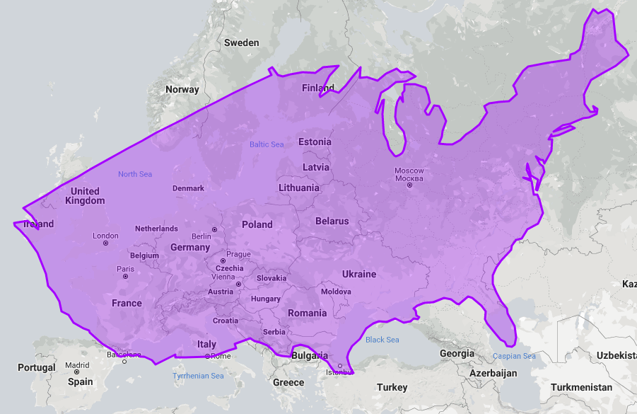 You can now drag and drop whole countries to compare their size Big Think