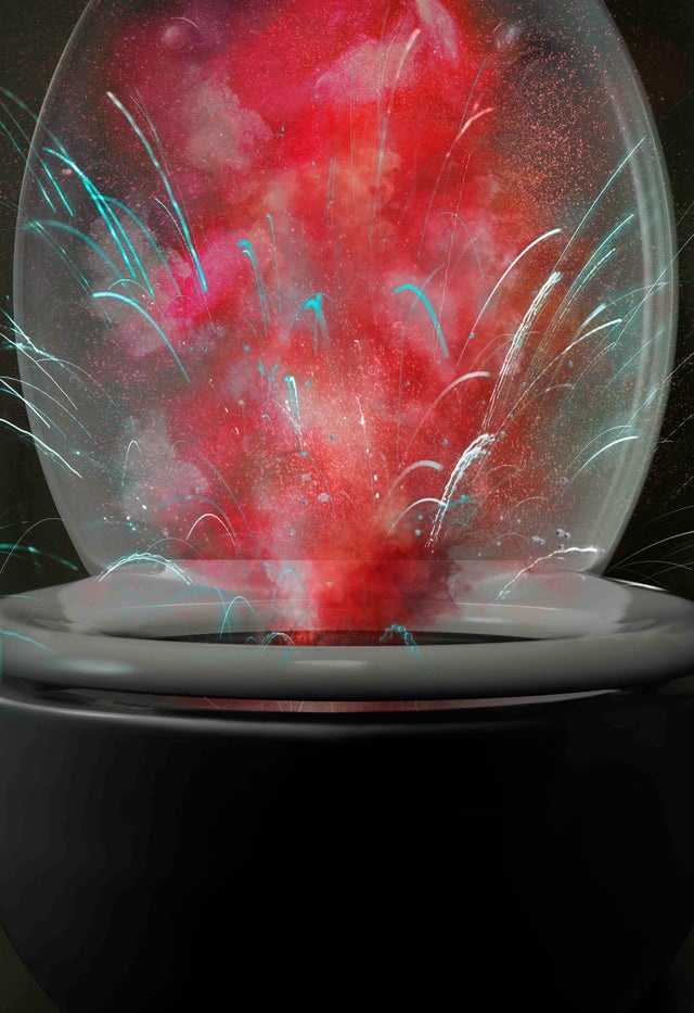 Disturbing images reveal bacteria flying out of the toilet when you