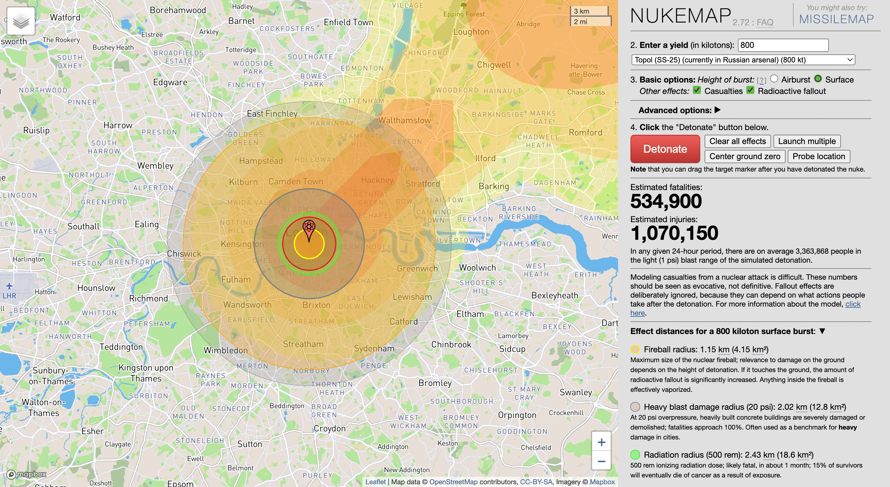 Nuke your city with this interactive map Big Think