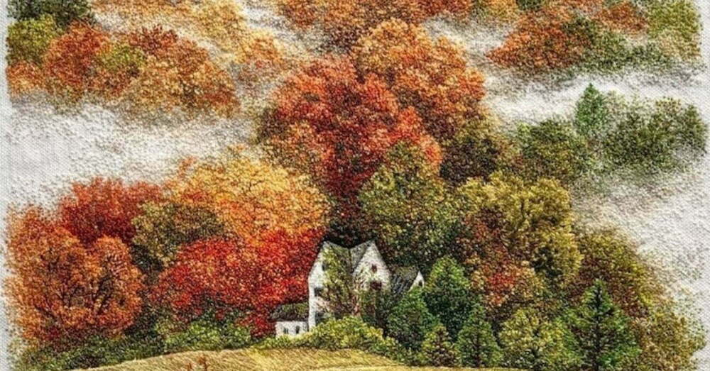 Tablo Gibi Nakış Manzaralar • Bigumigu