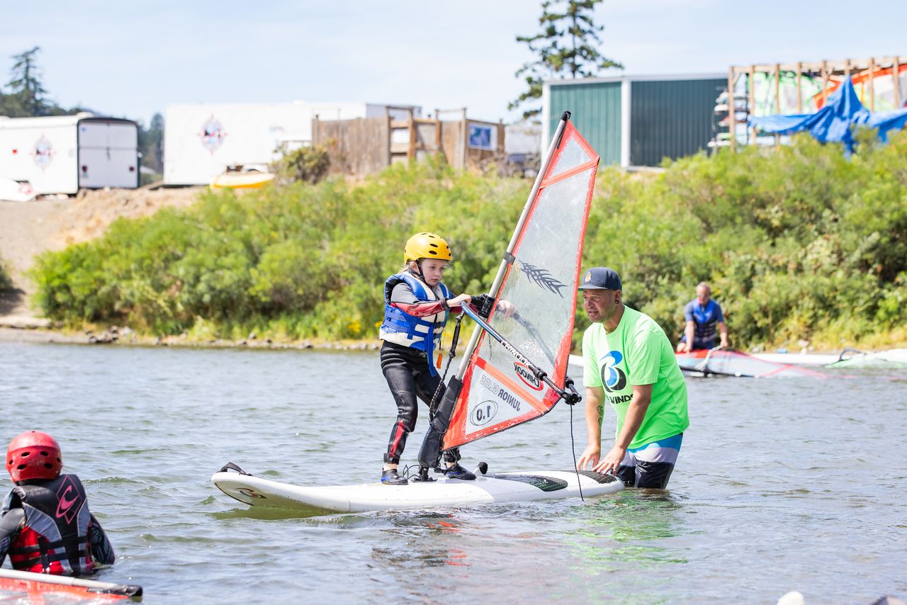 Level 2 Kids Windsurfing Lesson Big Winds