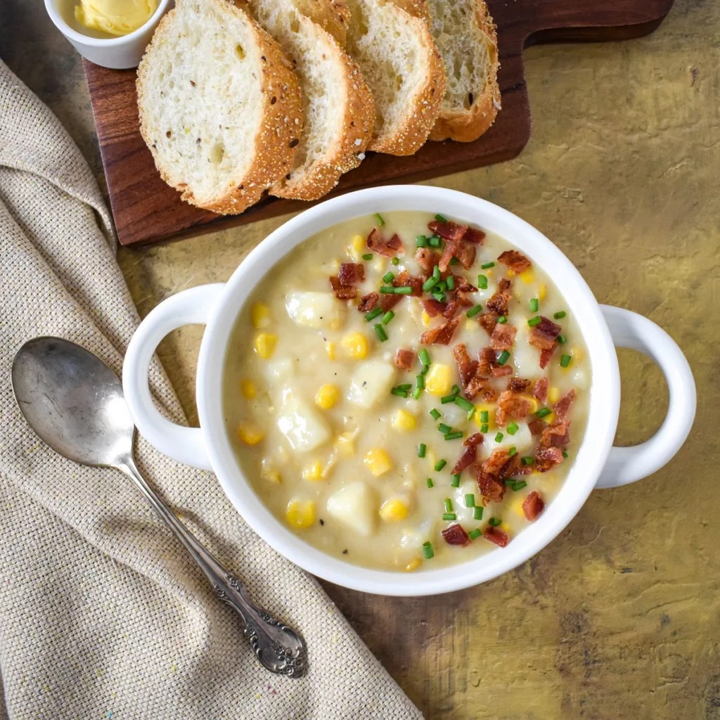 Easy Potato Corn Chowder Zazoo Recipes