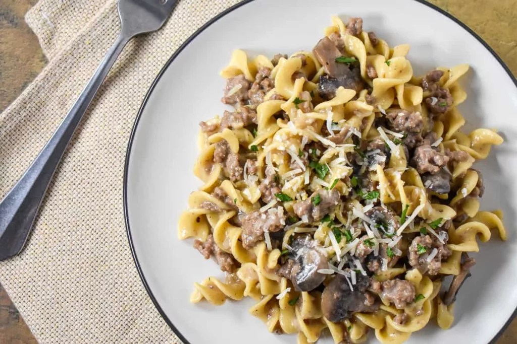 Easy Ground Beef Stroganoff Zazoo Recipes