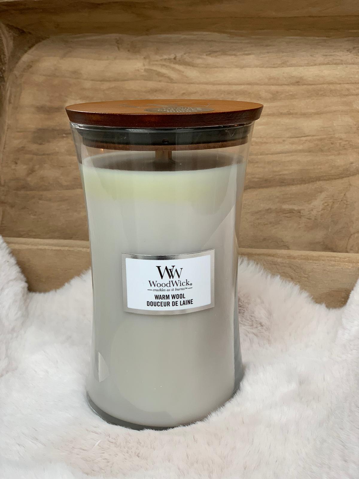 WoodWick Candle Warm Wool Large Bij73