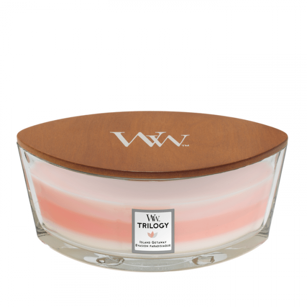 WoodWick Candle Trilogy Island Getaway Ellipse Bij73