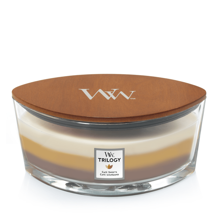 WoodWick Candle Trilogy Café Sweets Ellipse Bij73