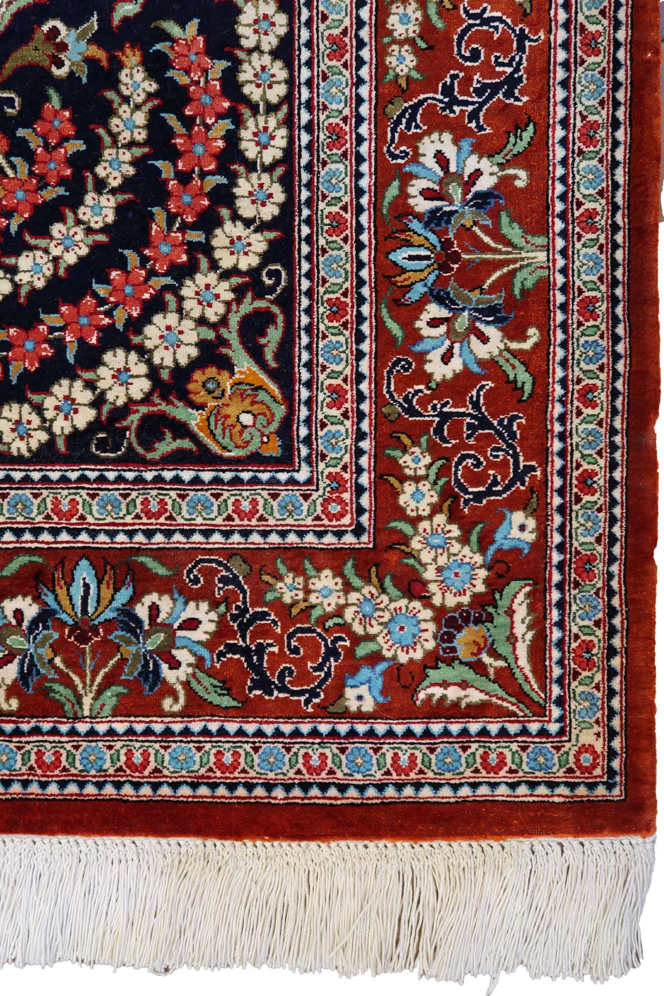 Silk On Silk Persian Qum Rug Bijan Rugs