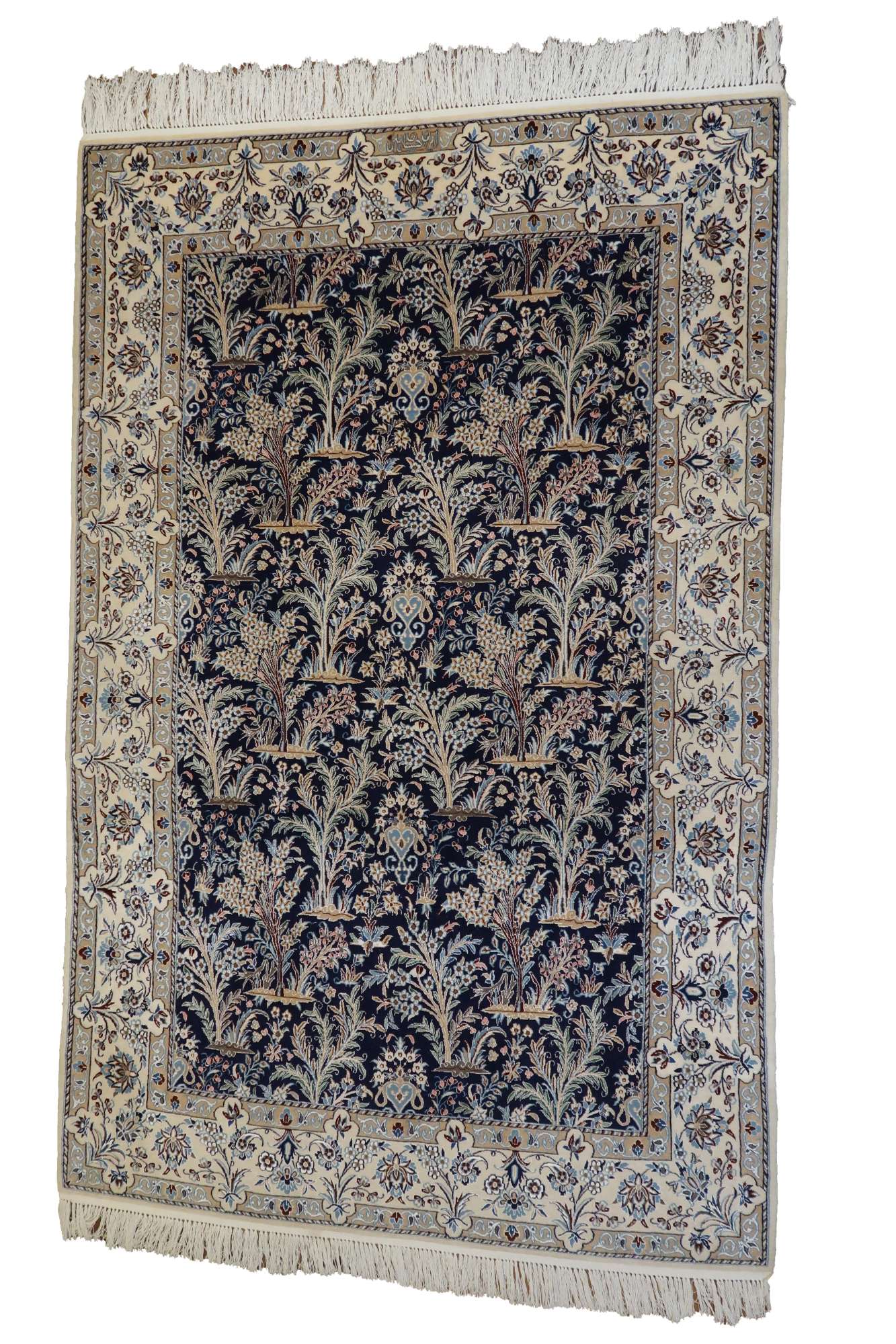 Silk Inlaid Persian Nian Rug Bijan Rugs