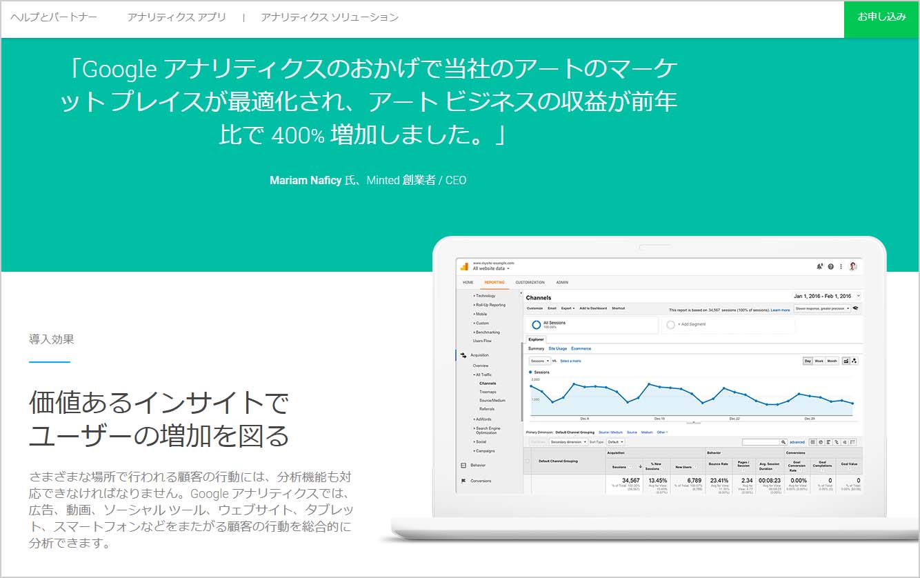 診療所・薬局むけGoogle Analyticsの使い方 中央ビジコム（電子カルテ、オンライン診療、電子薬歴、レセコン）