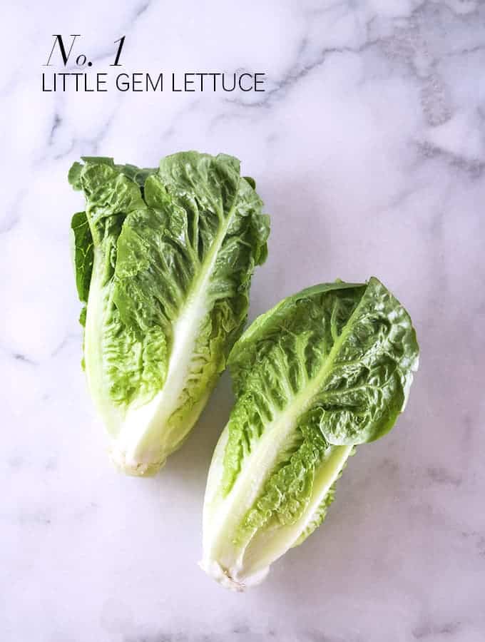 Little Gem Lettuce with House Caesar Dressing Bijouxs Little Jewels