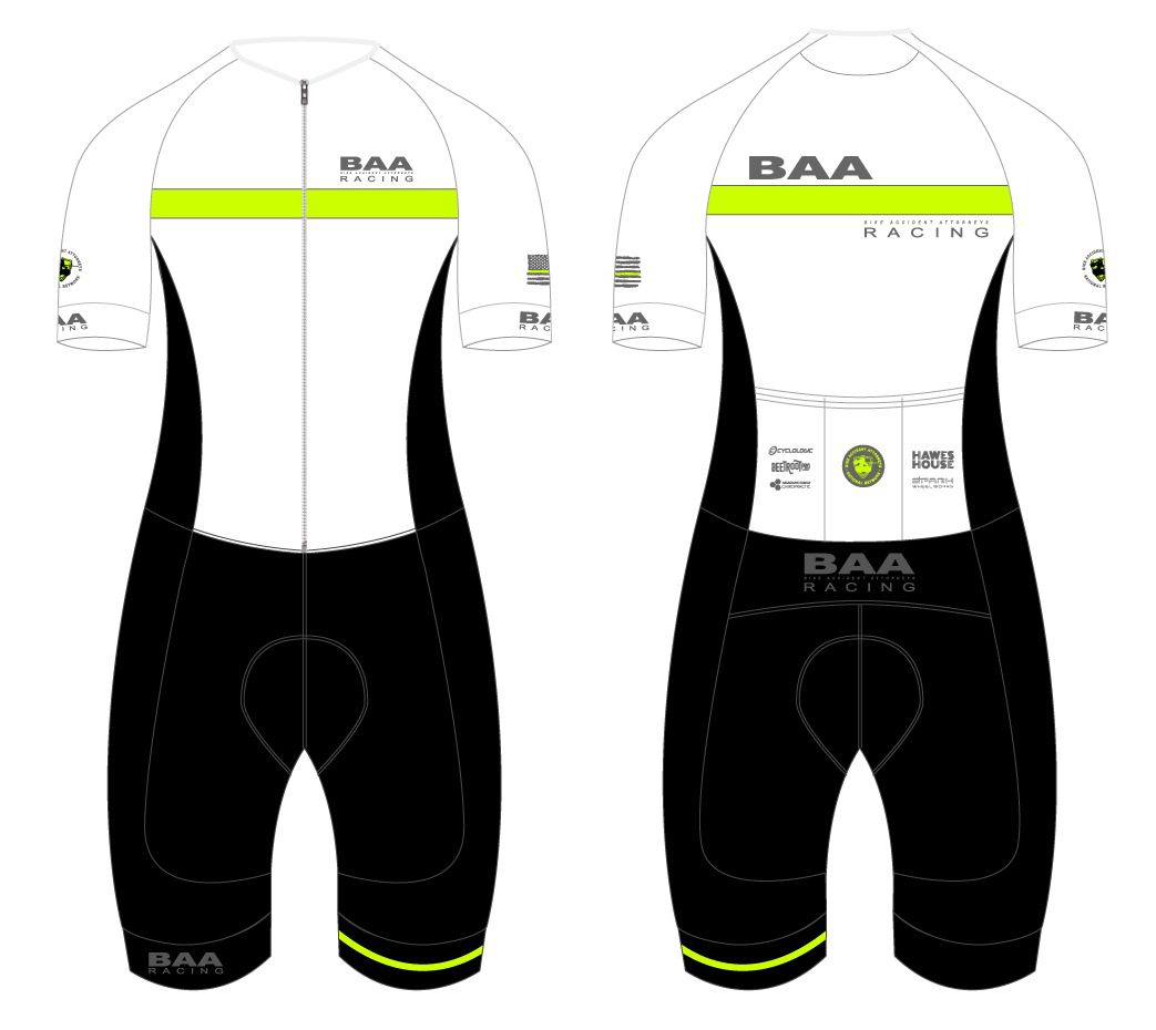2022/2023 BAA Triathlon Suit Bike Accident Attorneys