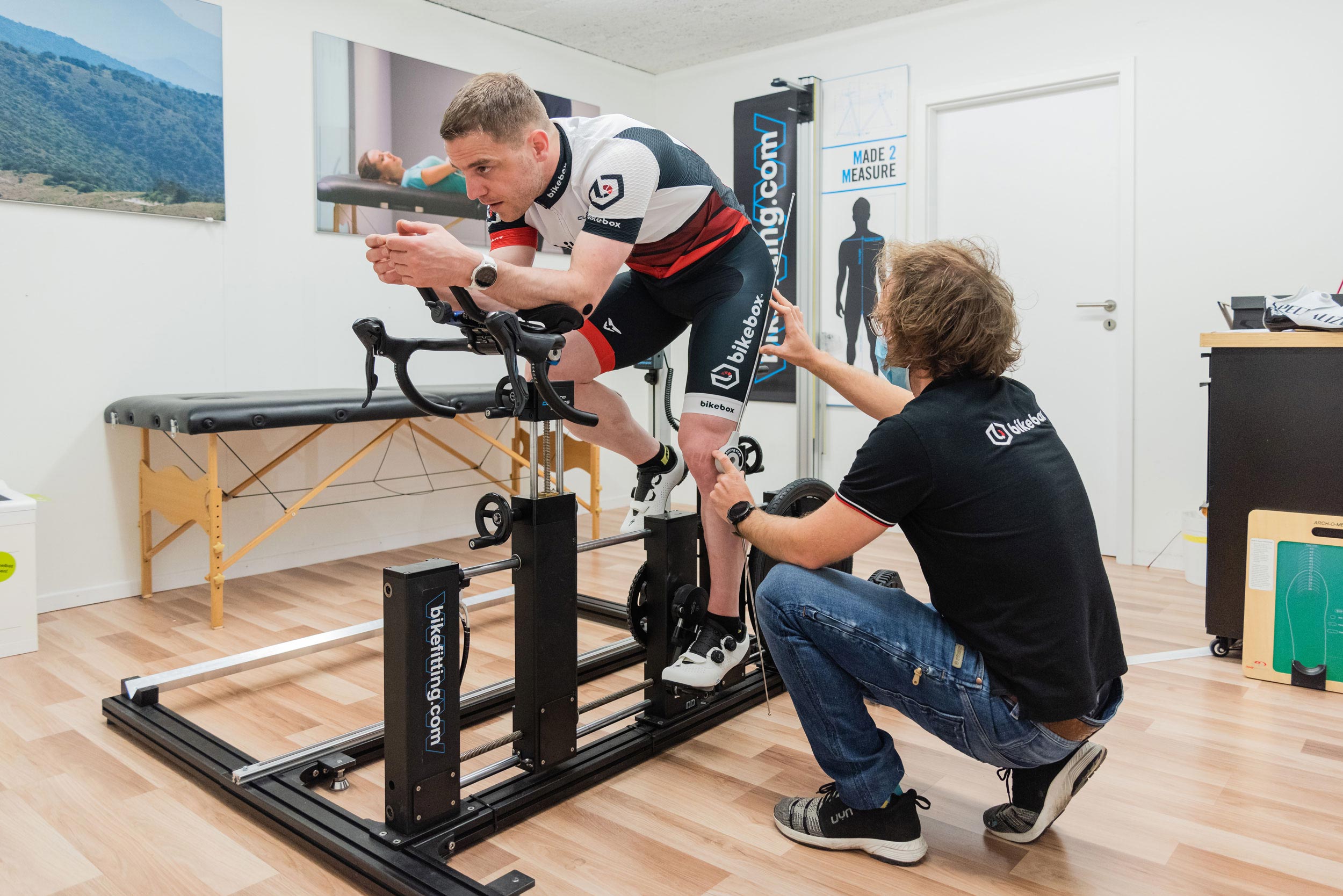 Damit das Velo wirklich passt Bike Fitting BikeBox