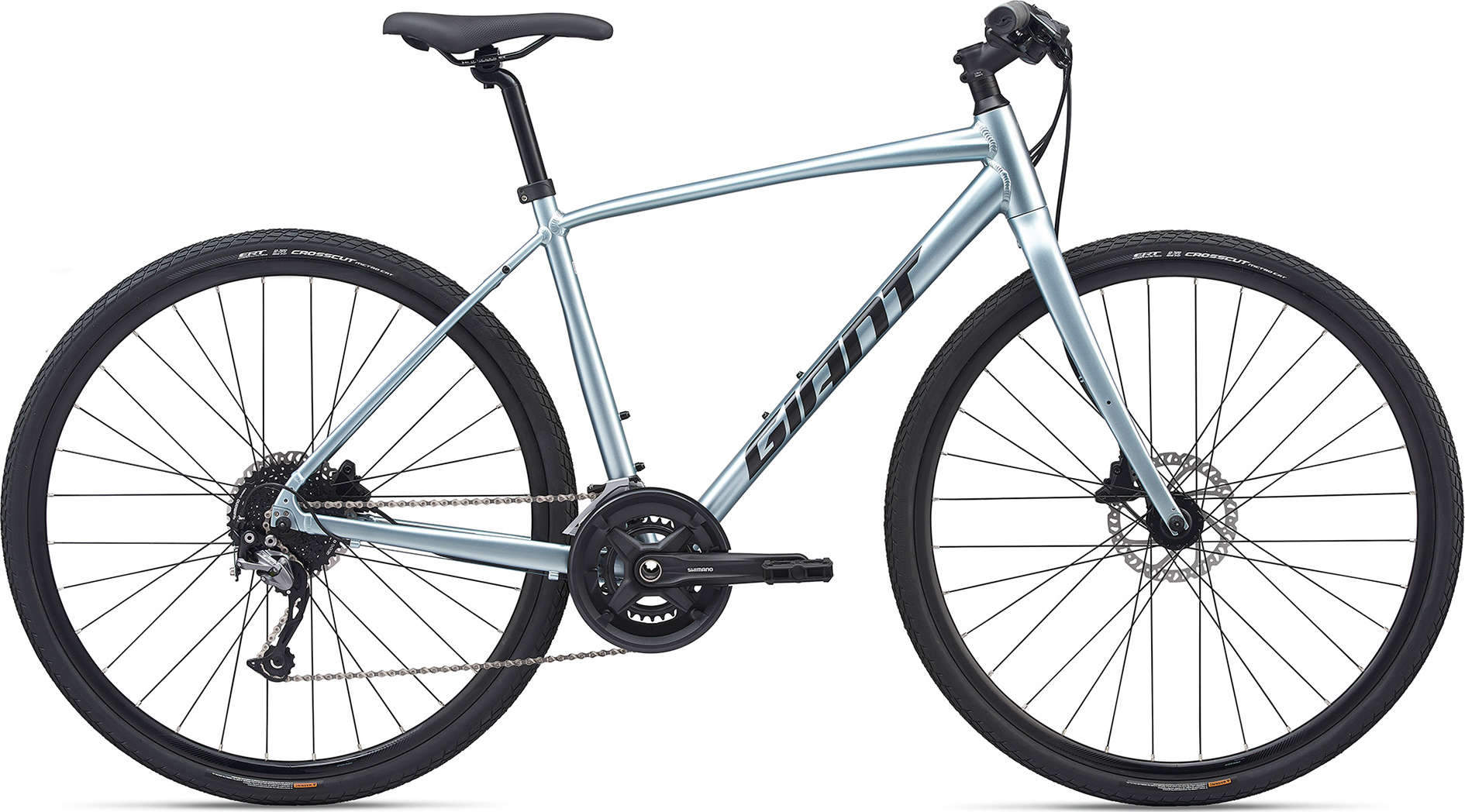 Giant Escape 1 Disc vs Trek FX 3 Disc Bike Commuter Hero
