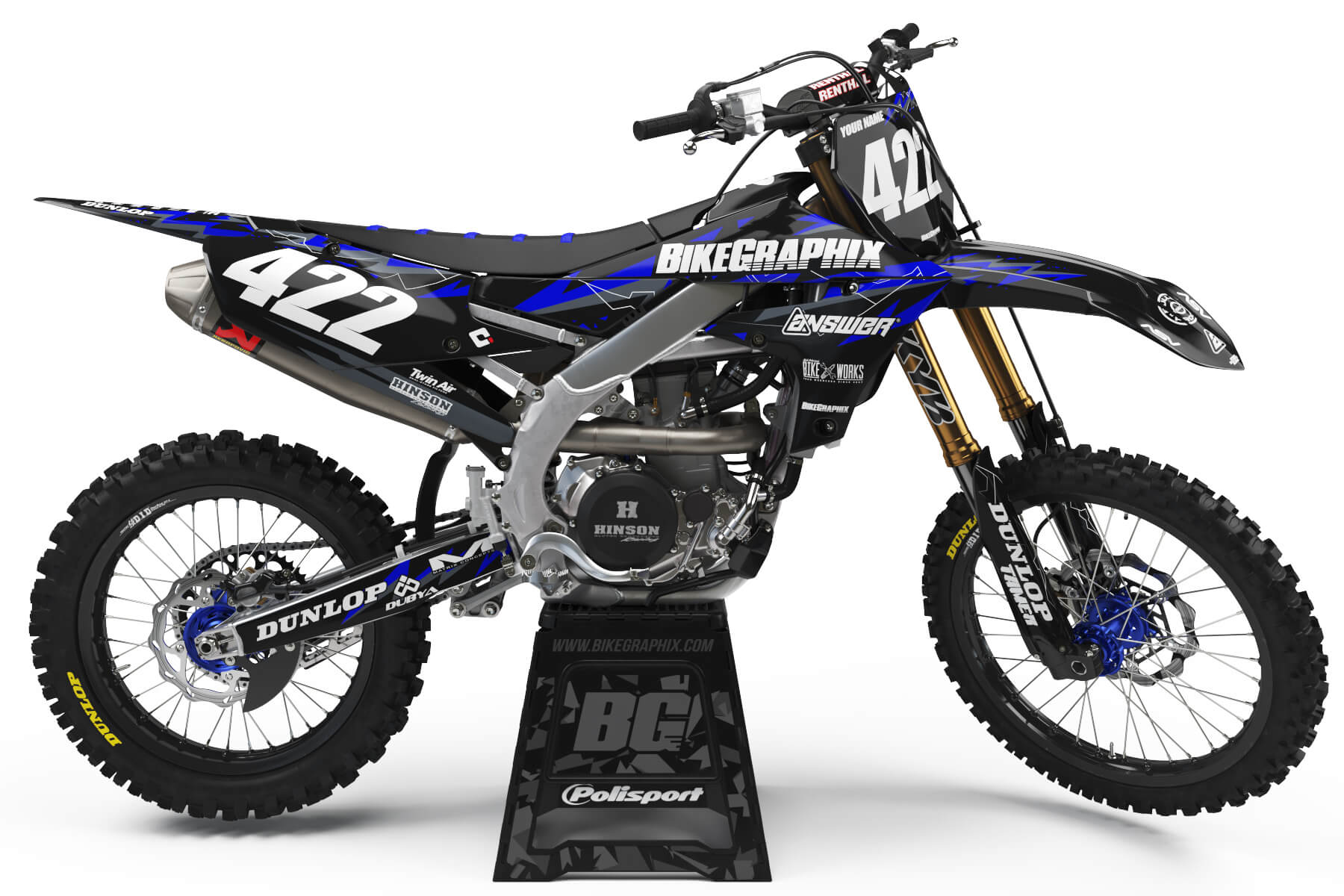 Yamaha Bolt Semi Custom Motocross Graphics BikeGraphix