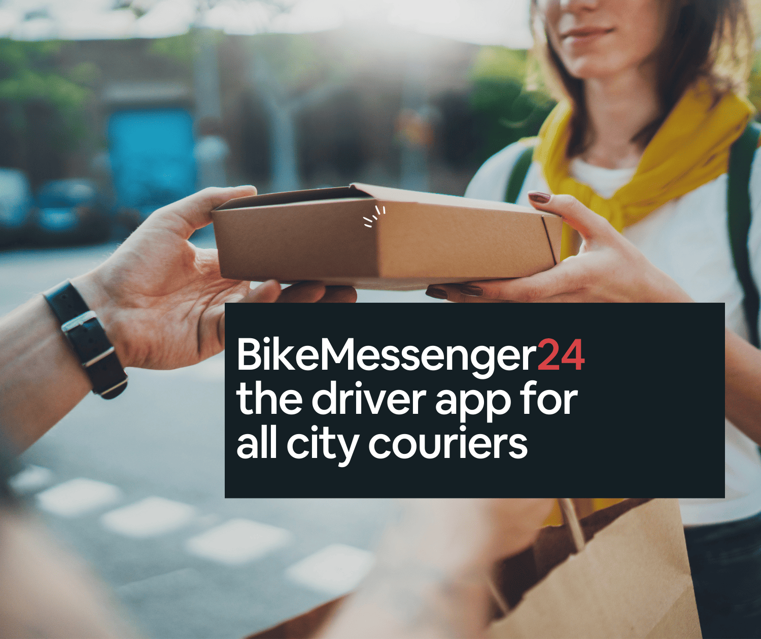 Bike Messenger 24 with LIVE RADAR to the nearest bike courier