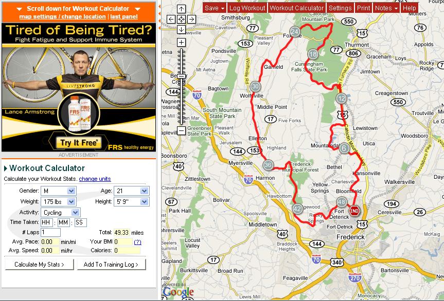 Map My Ride Routes Bike N' Walk Creating healthy communities through biking and walking