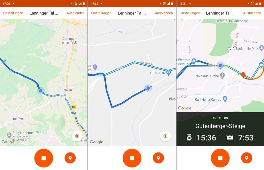Strava App & Route Planner in Test Training, Segments, Tour Diary