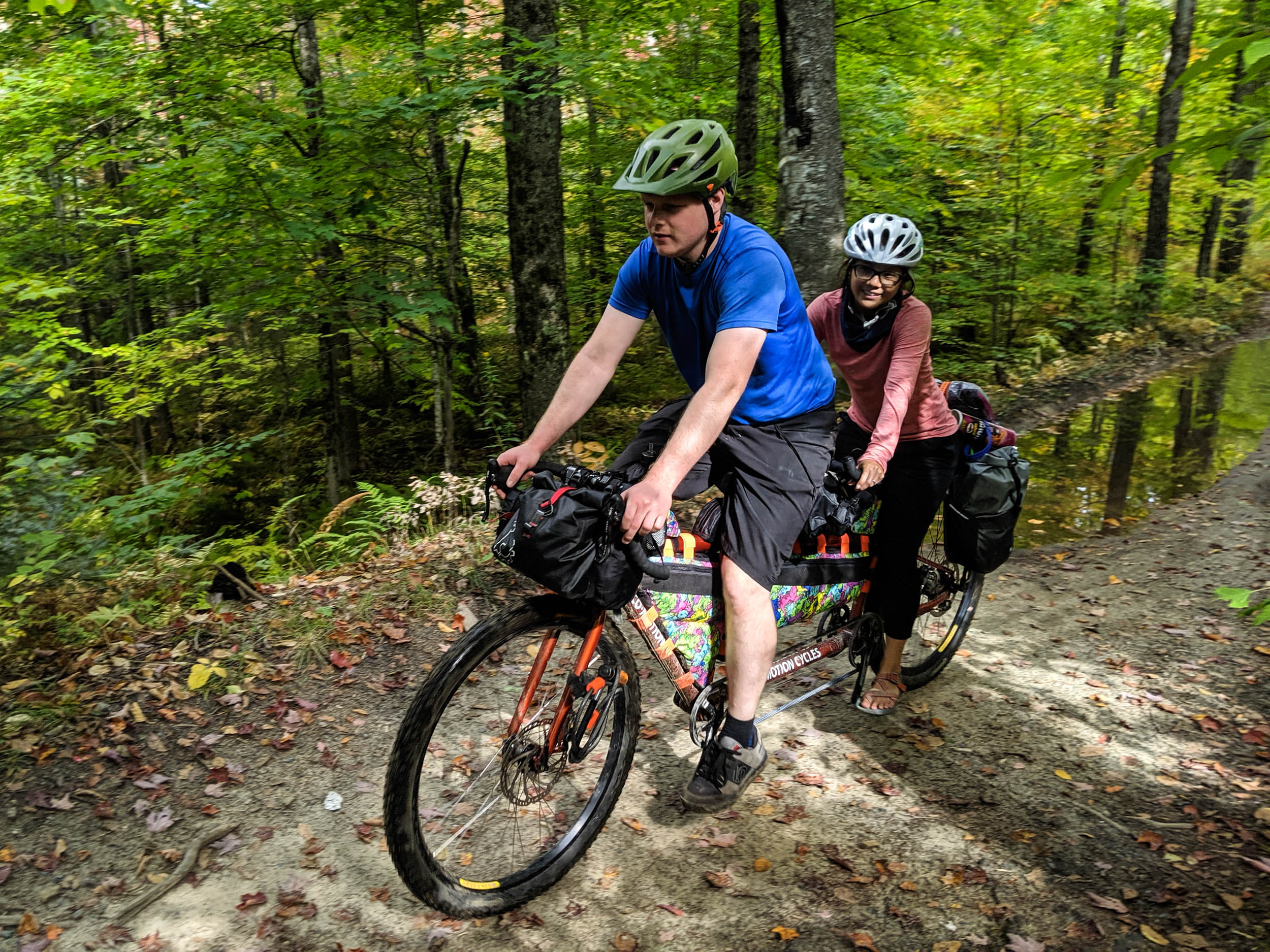 Reader's Rig Buddy and Deanna's CoMotion Java Tandem