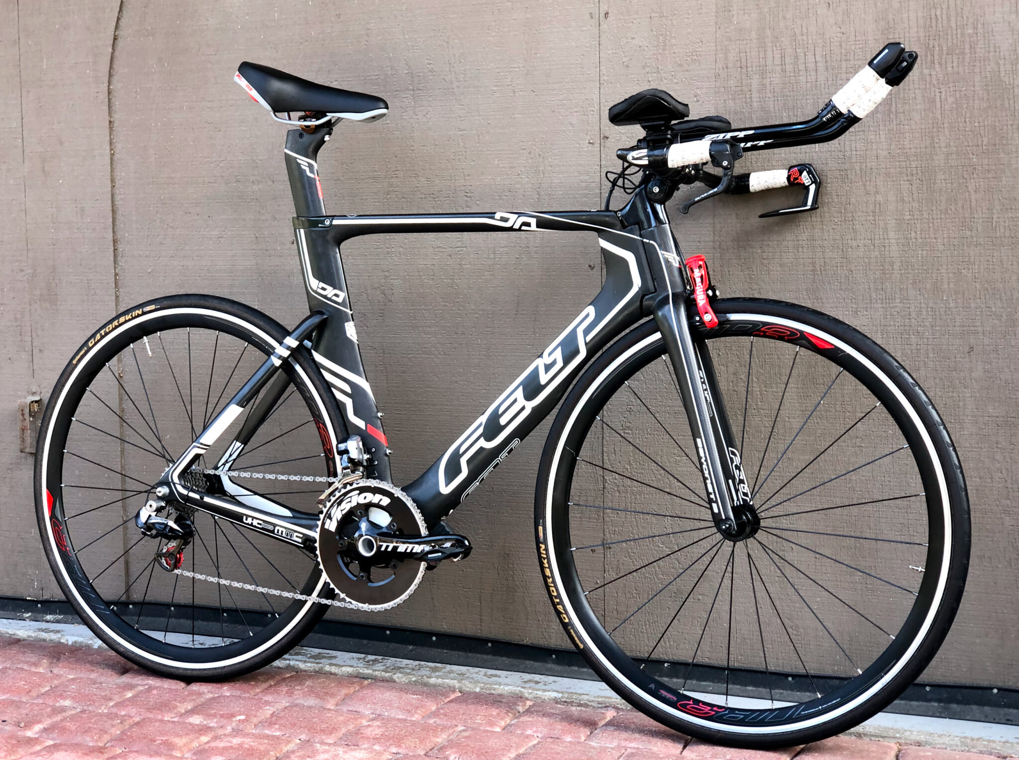 Felt DA Full Carbon Tri Triathlon TT Aero Bike 11 sp w/o groupset 56