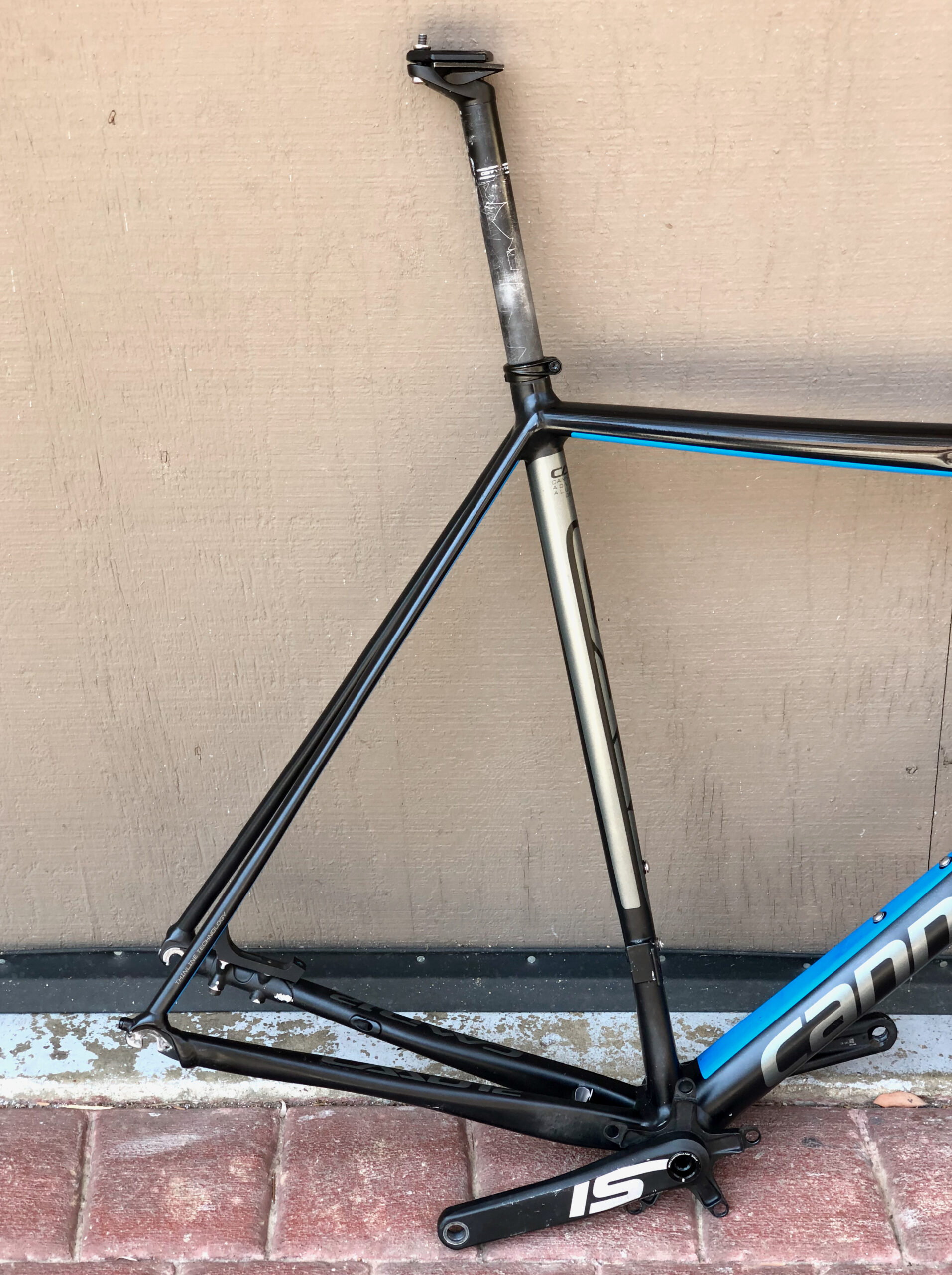 Cannondale CAAD12 Road Bike Alloy Frame 58cm w/ Carbon Fork Rim + Crank