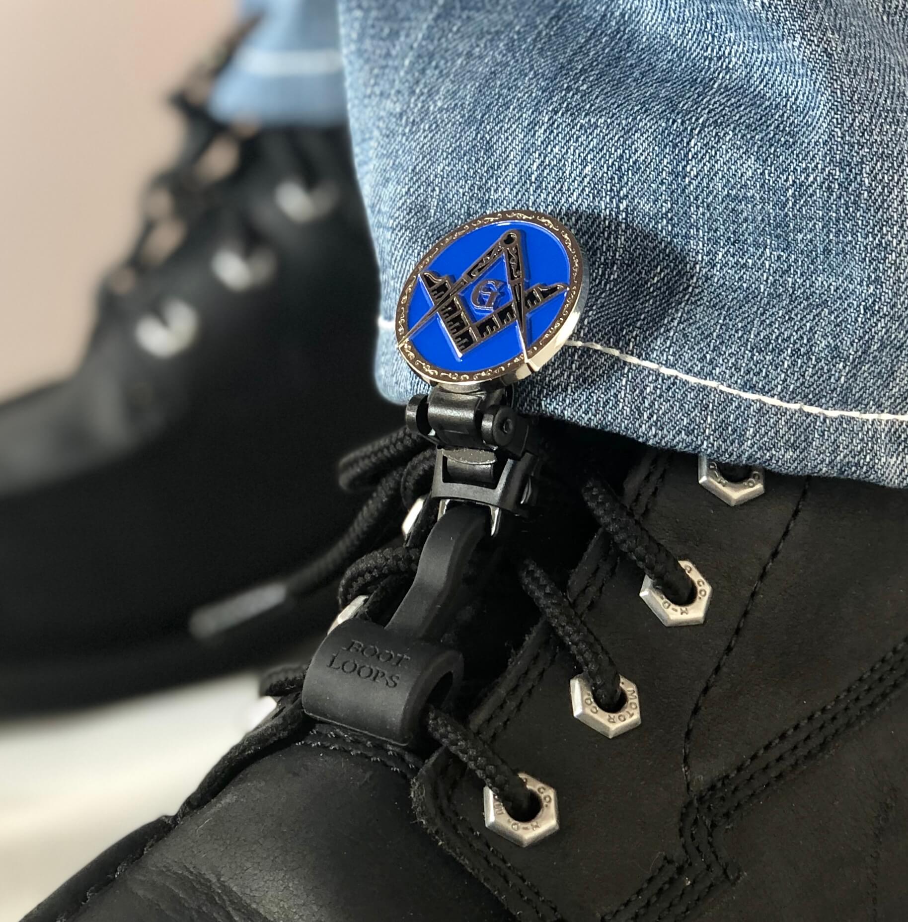 Free Masons BootLoops Set Biker Boot Straps