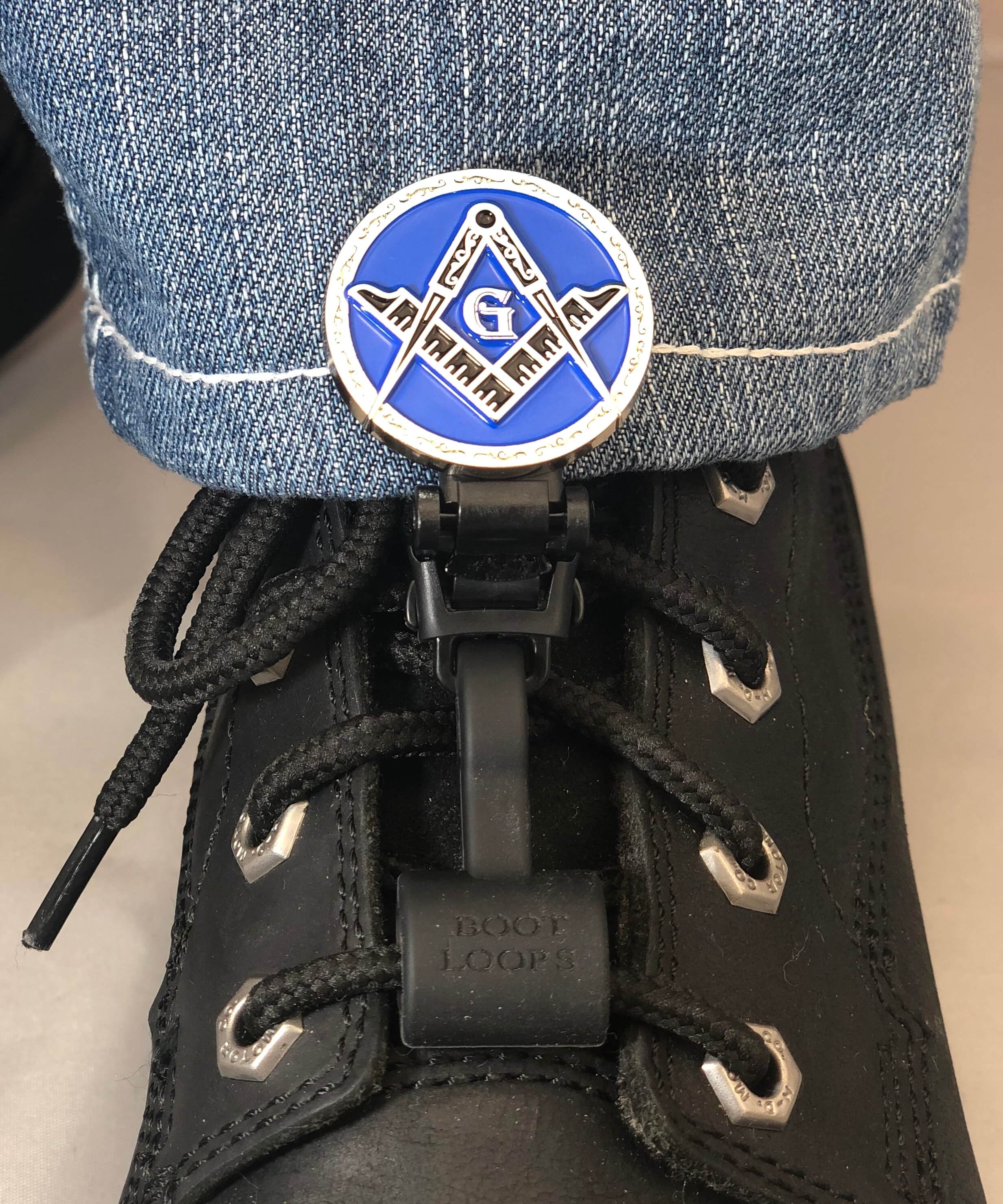Free Masons BootLoops Set Biker Boot Straps