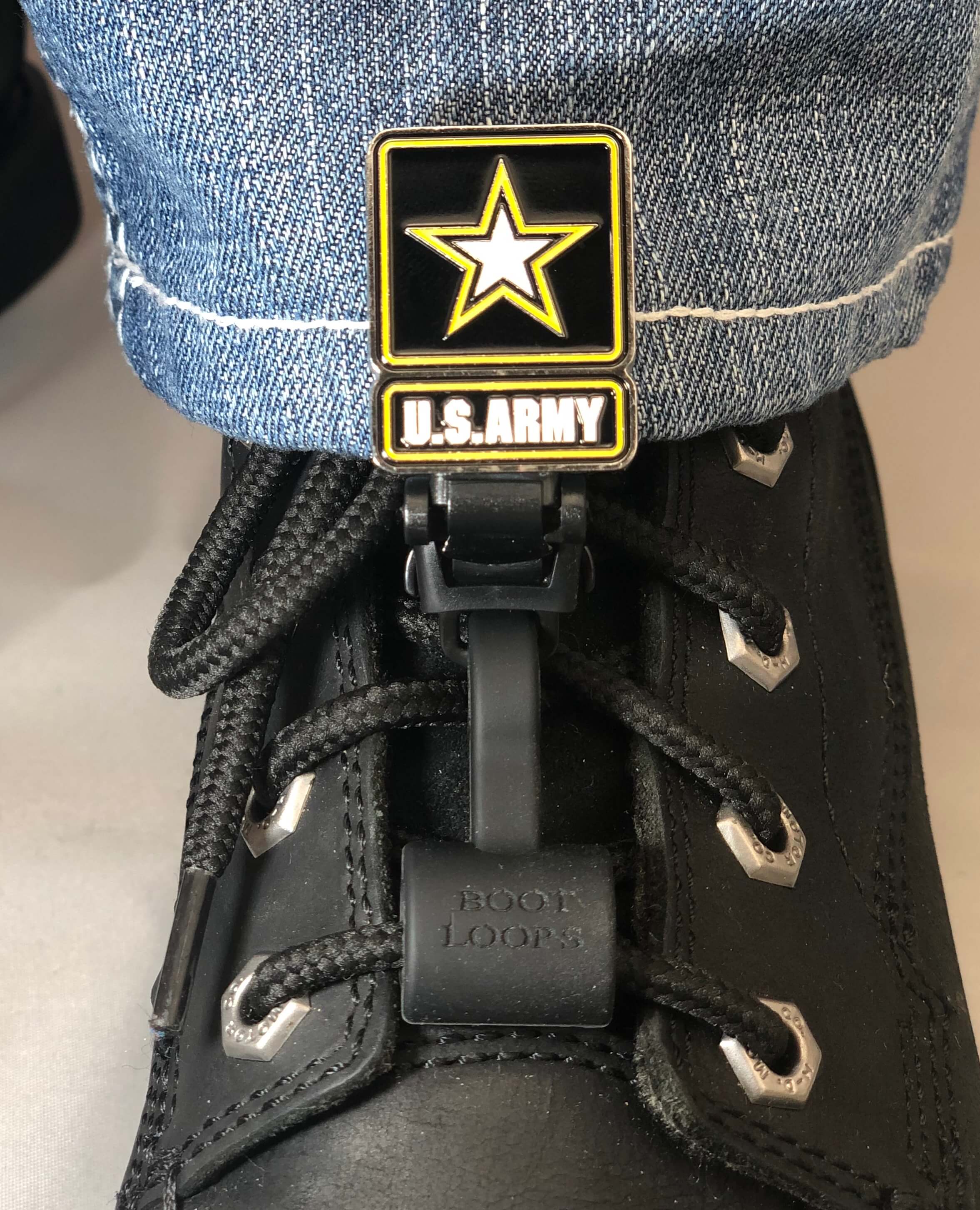 US Army BootLoops Set Biker Boot Straps