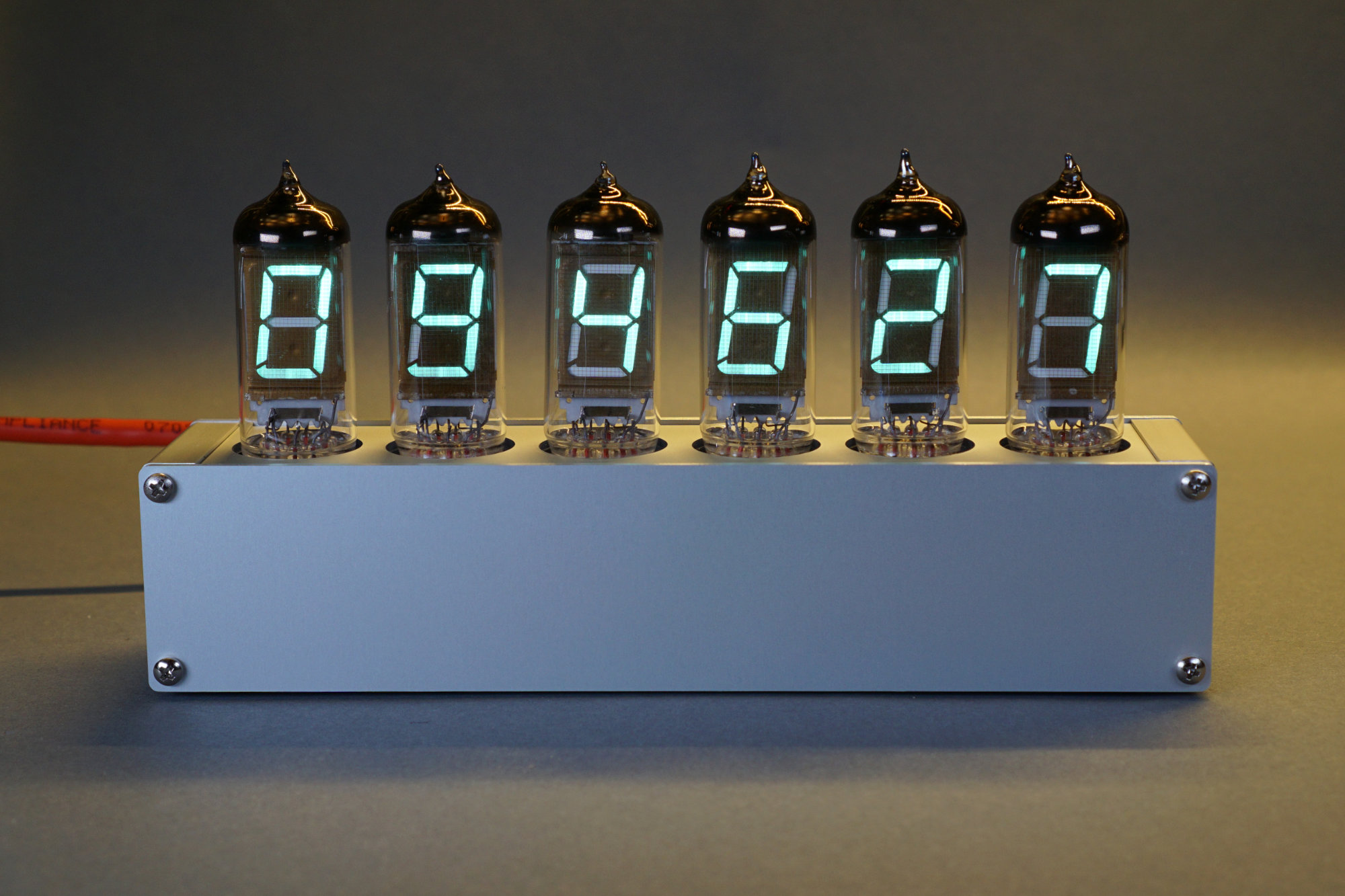 PoEPowered VFD Tube Clock Photons, Electrons, and Dirt