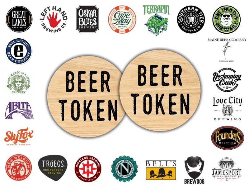 beer tokens Bikes & Beers