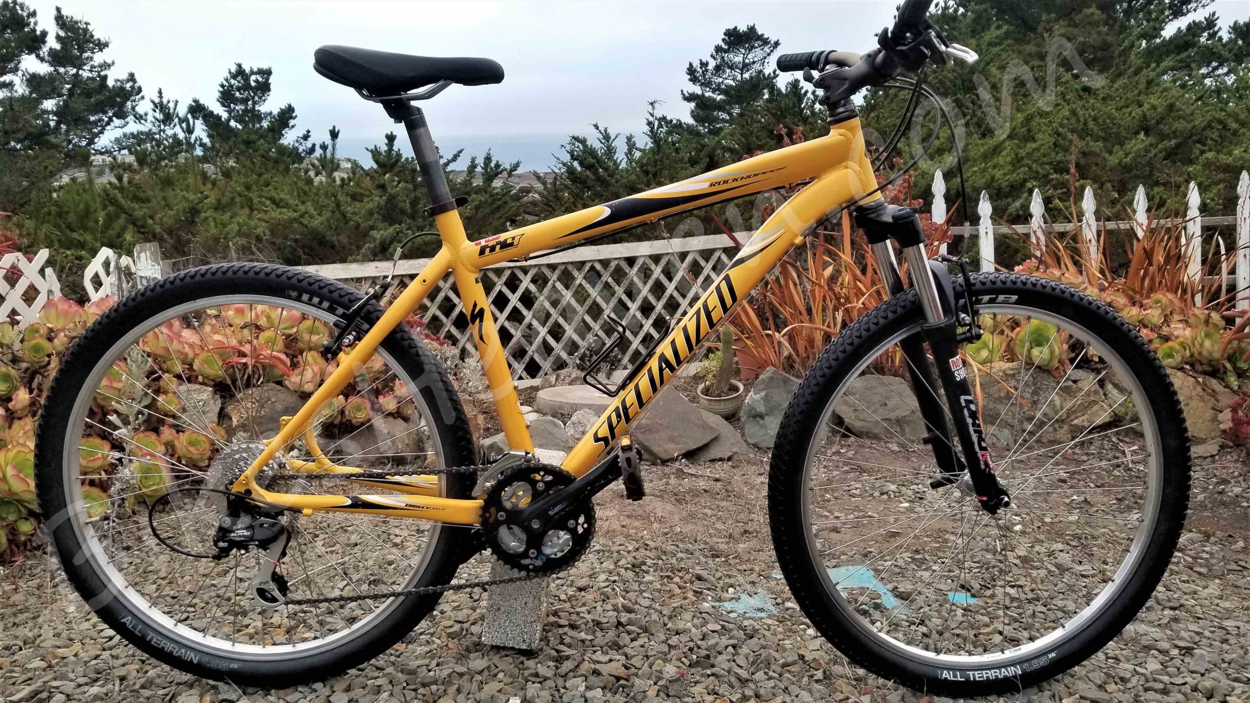 2008 Specialized Rockhopper 19" yellow Bikes Heaven