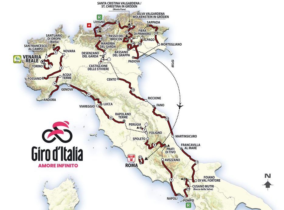 Giro d'Italia 2024 Route Stage By Stage Analysis