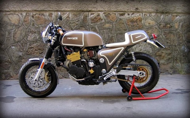 Triumph Trident Cafe Racer by Bruno Avvenente | BikeVX (720 x 450 Pixel)