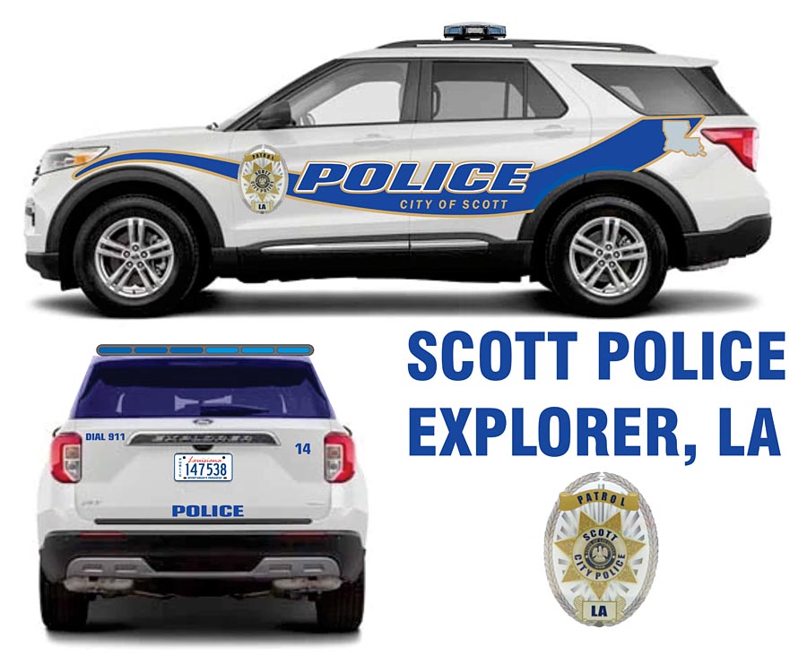 Scott Police, Louisiana Explorer Bilbozodecals