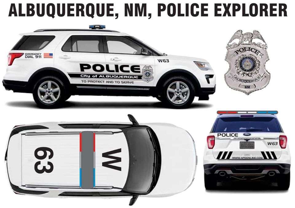 Albuquerque Police, New Mexico Explorer Bilbozodecals