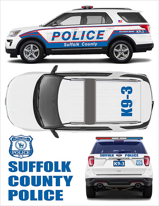 Suffolk County Police, New York Explorer Bilbozodecals