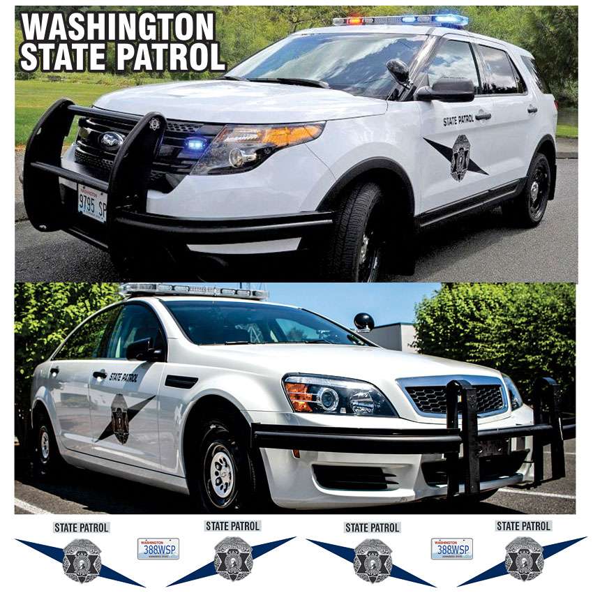 Washington State Patrol (WA) Multiple Vehicles Bilbozodecals